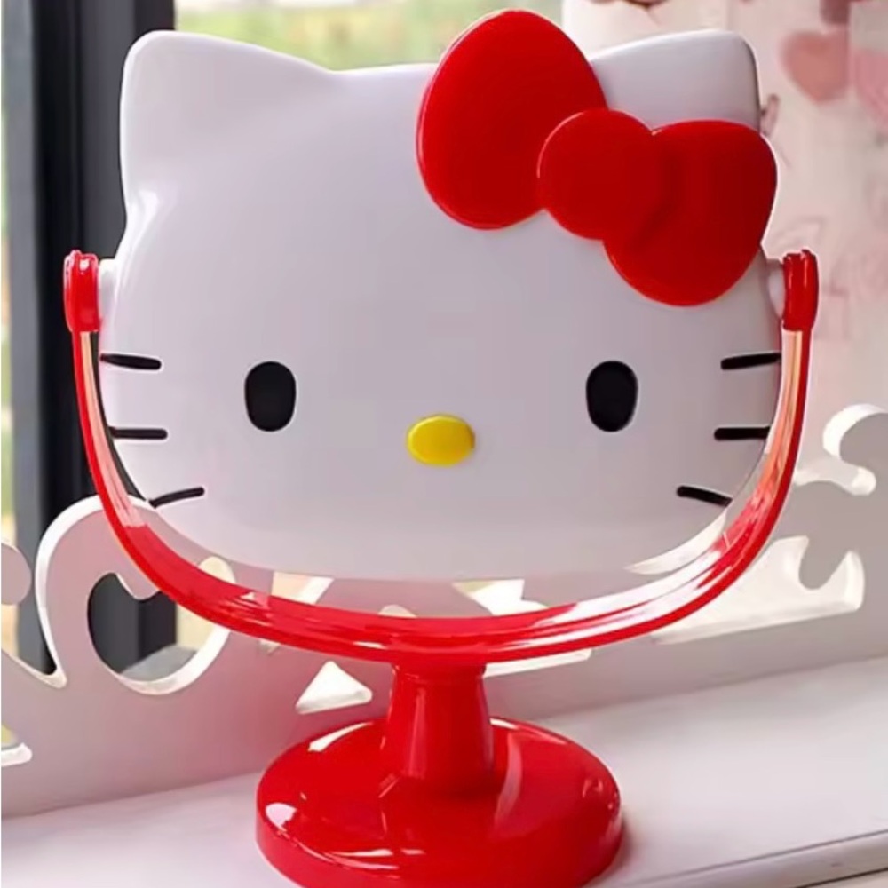 Hello Kitty Red and White Mirror
